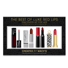 Macy's The Best Of Luxe Red 唇部套装（价值$101）