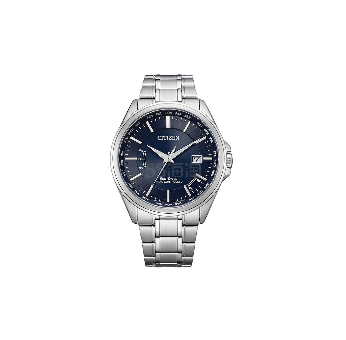 【含税直邮】Citizen 西铁城 CB0250-84L 男士光动能五局电波石英表