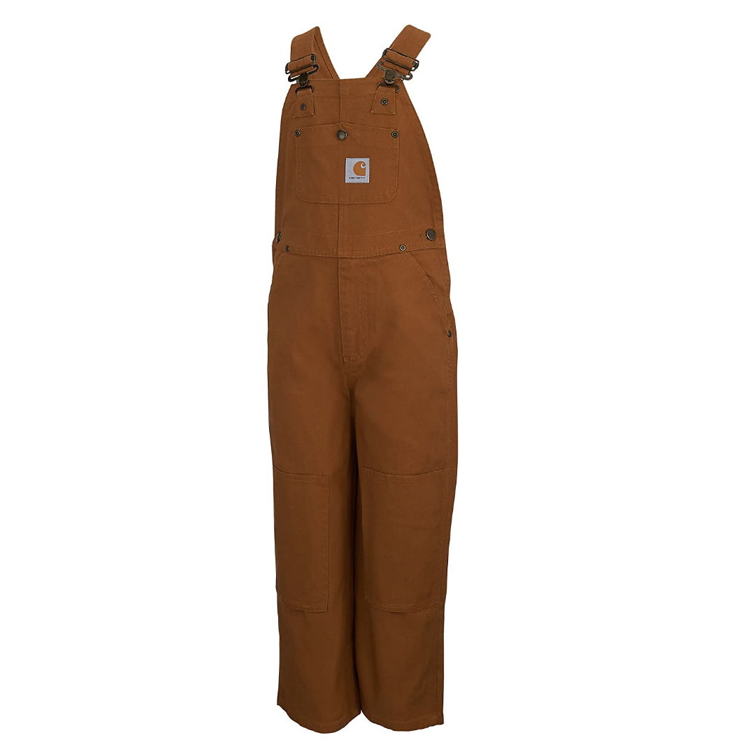 Carhartt 男童宽松版型帆布⼯装裤 CM8609
