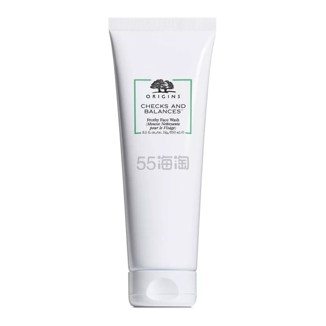 Origins 悦木之源一举两得均衡泡沫洁面 8.5oz （价值$40）