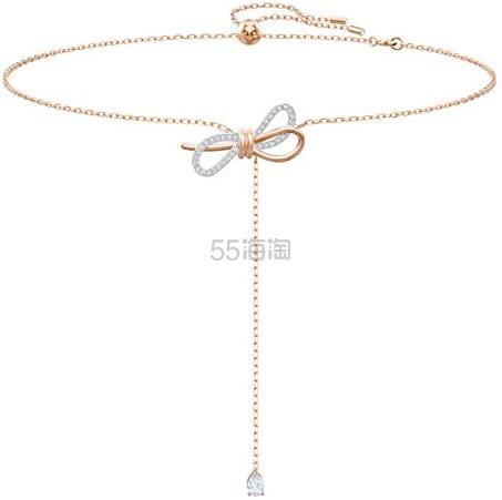 【含税直邮】Swarovski 施华洛世奇 情人节限定蝴蝶结系列项链 5447082
