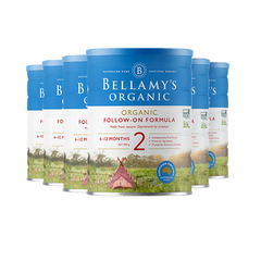 【小程序】【限时特价】Bellamy's 贝拉米 有机婴幼儿奶粉 900g 2段 6罐包邮装