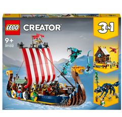LEGO 乐高 创意百变系列 31132 海盗船与尘世巨蟒