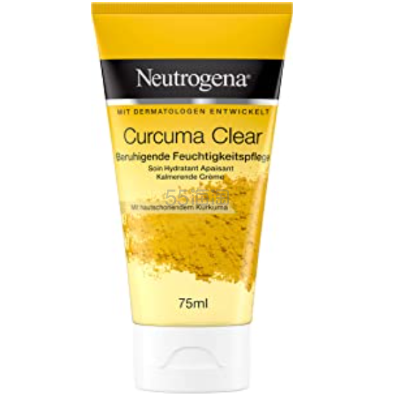 Neutrogena 露得清 Curcuma Clear 面霜，舒缓保湿，*，适用于*肌肤，75 毫升