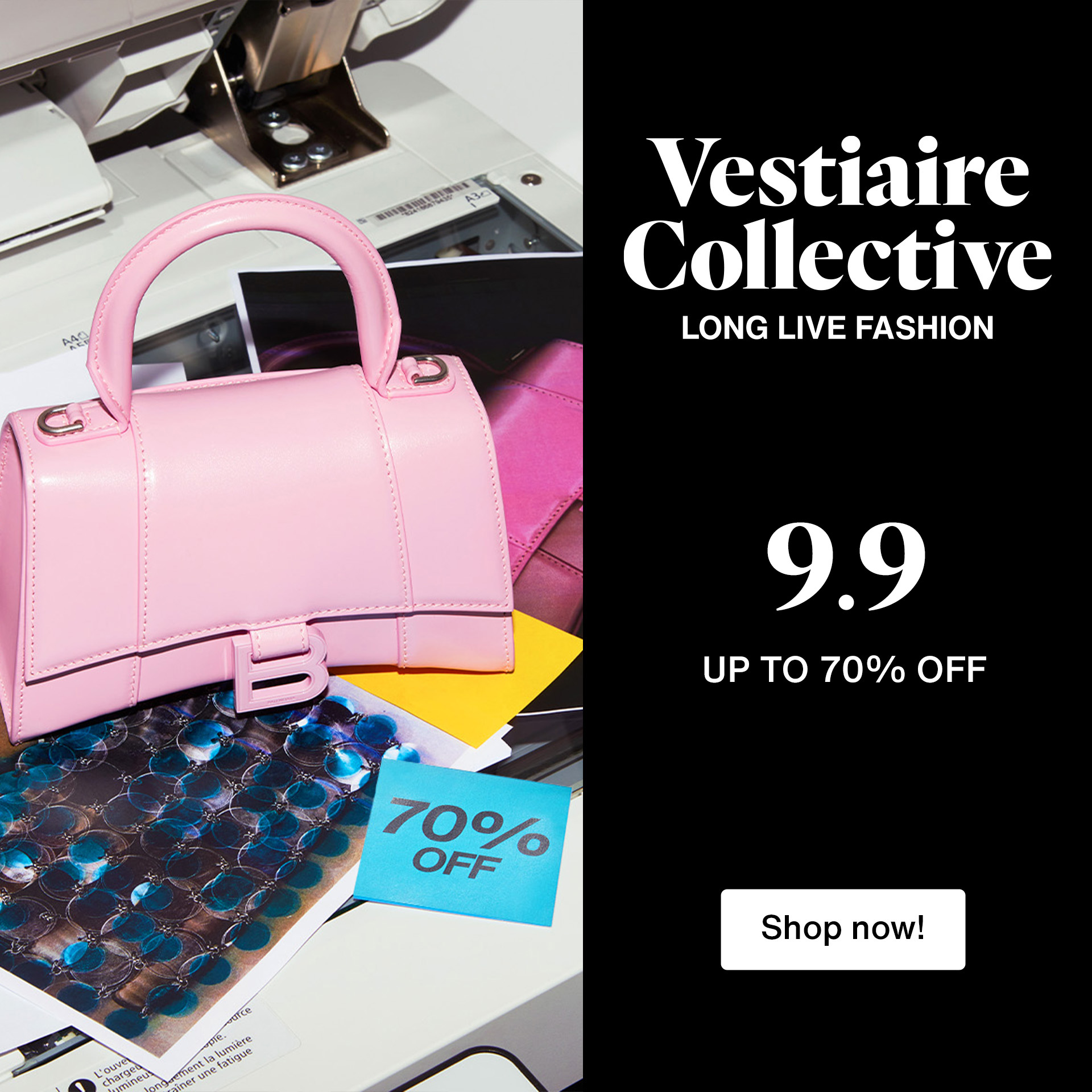 Vestiaire Collective：99购物节 大牌奢侈品中古热卖