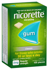 【小程序】【4件用码PDMY4免邮】Nicorette 力克雷 经典口味戒烟口香糖 2mg 105粒