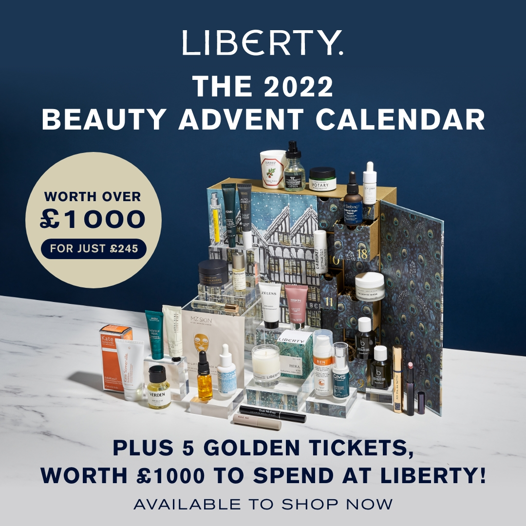 Liberty 2022美妆圣诞日历 仅售£245（约1899元）