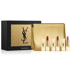 YSL 圣罗兰 Mini Rouge Pur Couture缎面唇膏套装（价值$62）