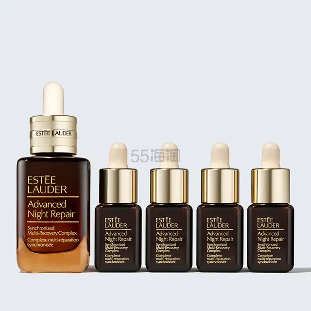 【55专享】Estee Lauder 雅诗兰黛小棕瓶精华 30ml+4*7ml