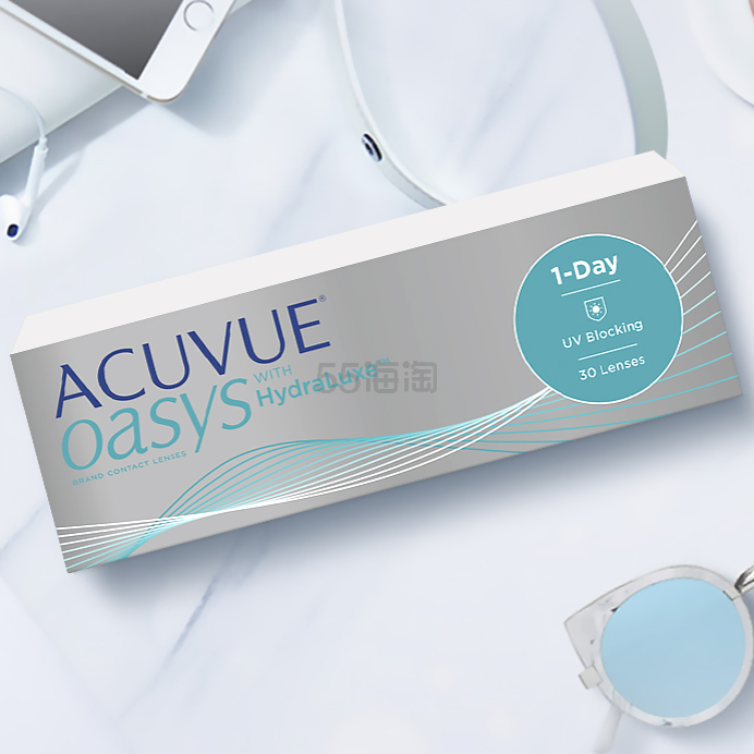 强生安视优欧舒适硅水凝胶隐形眼镜日抛30片装（海外版）