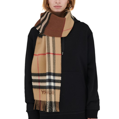 BURBERRY 双面168cm x 30cm格纹大围巾 含税价