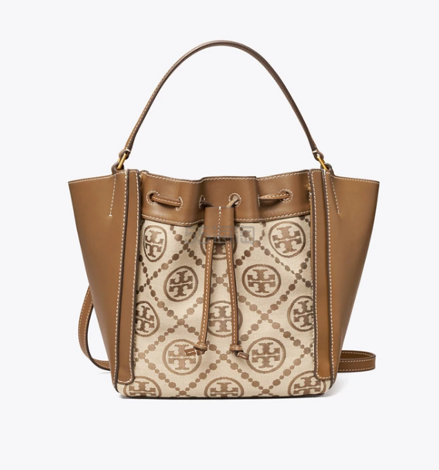 降价！Tory Burch T MONOGRAM MCGRAW老花蜻蜓系带包
