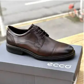 【含税直邮】ecco 爱步 lisbon里斯 男士牛皮系带牛津鞋