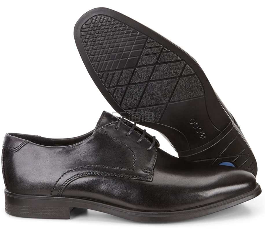【含税直邮】ecco 爱步 melbourne 墨本系列男子牛津布系带真皮皮鞋
