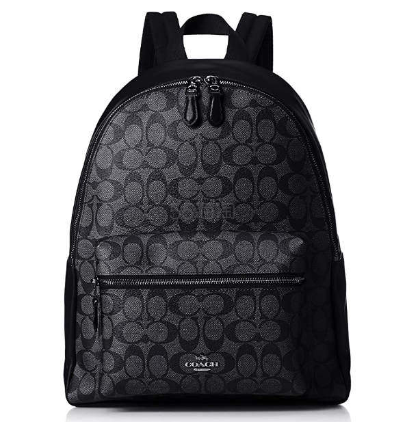 【含税直邮】coach 蔻驰 charlie系列 女士涂层帆布大号双肩包f58314