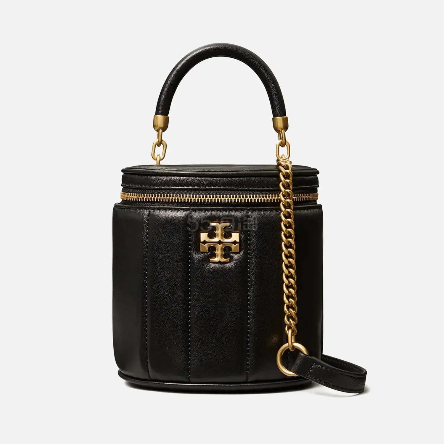 新款降价！Tory Burch 汤丽柏琦 KIRA VANITY 盒子包 黑色