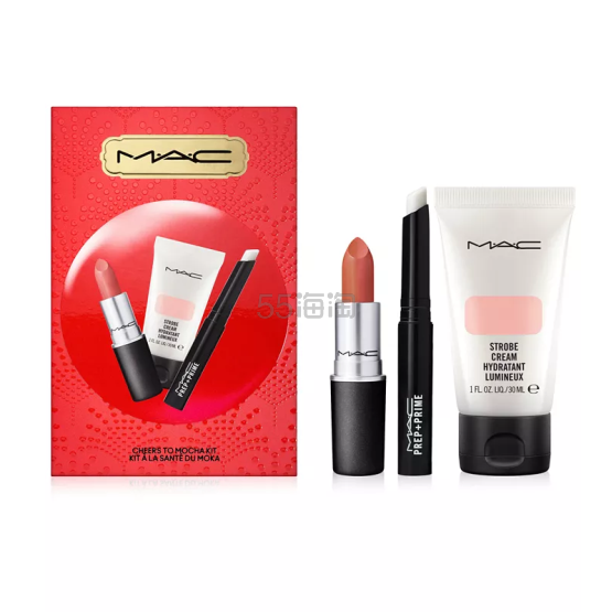 补货！MAC 魅可 妆前提亮+唇部打底+缎面口红#mocha