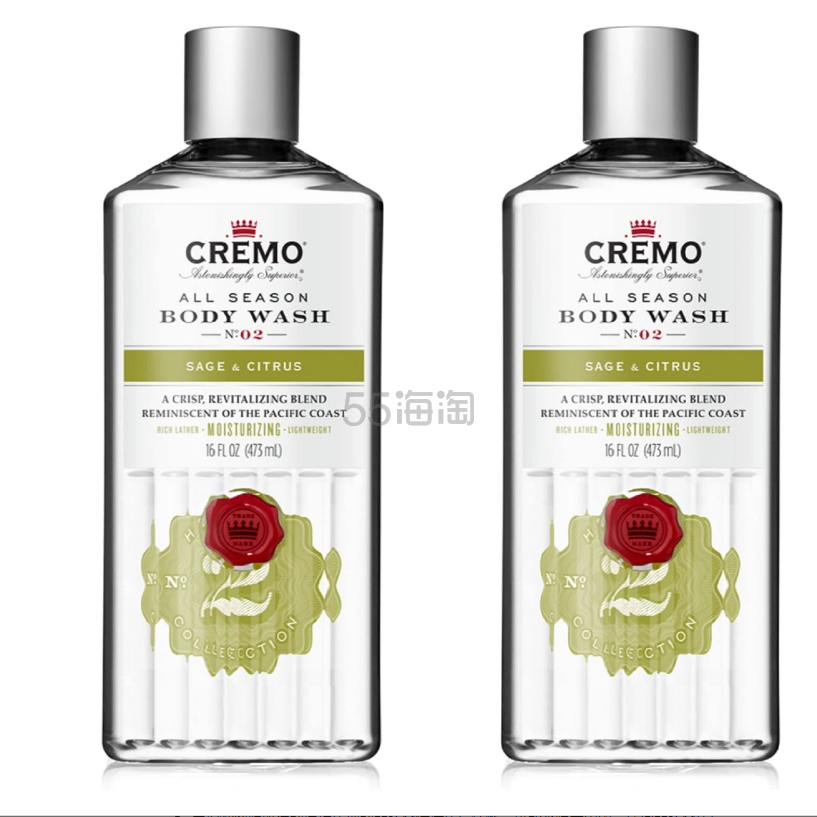 Cremo 全季沐浴露 Sage & Citrus 2份