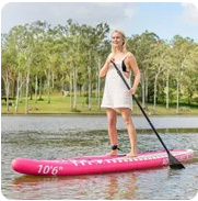 Kings 粉红色充气立式桨板