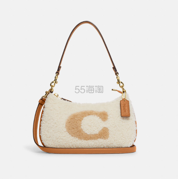 Coach Teri 皮毛大C腋下包