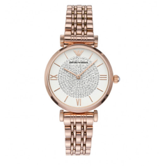 补货！Armani 阿玛尼 满天星镶钻石英手表 AR11244