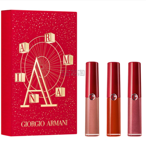 Giorgio Armani阿玛尼唇釉三支装（109/532/405）