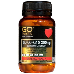 GO Healthy 高之源 300mg 辅酶Q10+维生素D3胶囊 60粒
