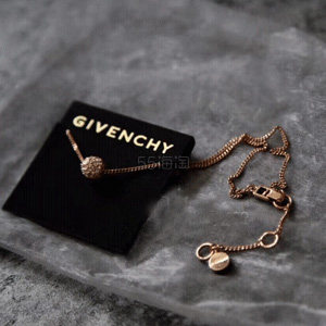 Givenchy 纪梵希火球玫瑰金锁骨链