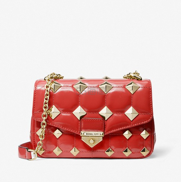 Michael Kors Soho小号铆钉云朵包 SANGRIA色