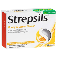 【限时特价】Strepsils 使立消 蜂蜜柠檬润喉糖 48片