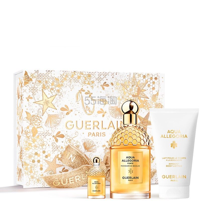 GUERLAIN 娇兰 花草水语-柑橘罗勒 金标加强版香水套装