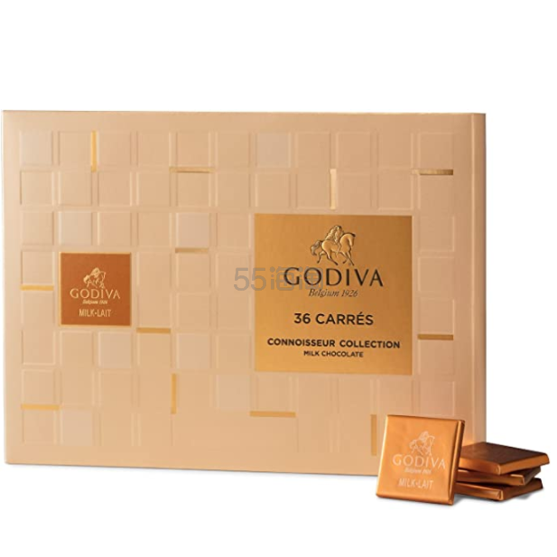 【含税直邮】GODIVA 歌帝梵 经典系列牛奶巧克力礼盒 36片装/190g