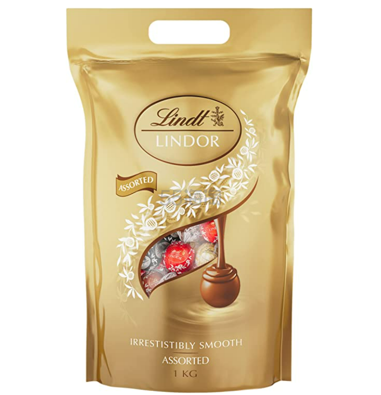 【含税直邮】Lindt 瑞士莲 巧克力球1000g 80颗 混合装