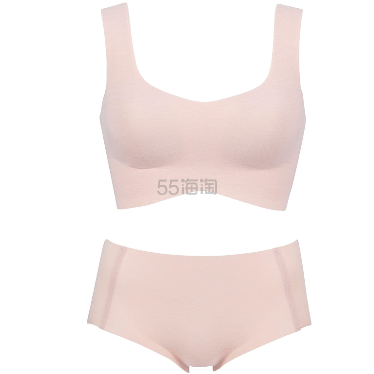 【含税直邮】Wacoal 华歌尔 无钢圈背心式文胸内裤套装 MB8003