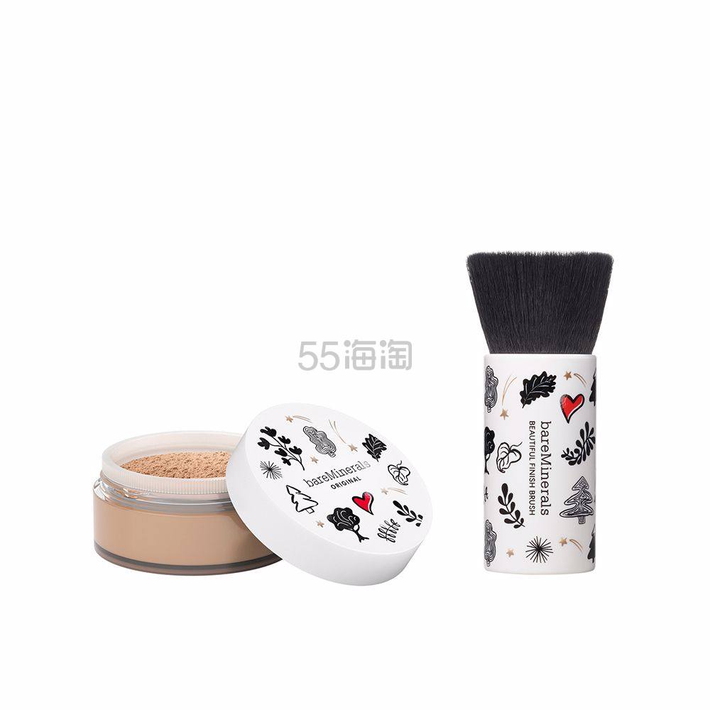 bareMinerals 贝茗 ORIGINAL矿物粉状粉底化妆刷套装