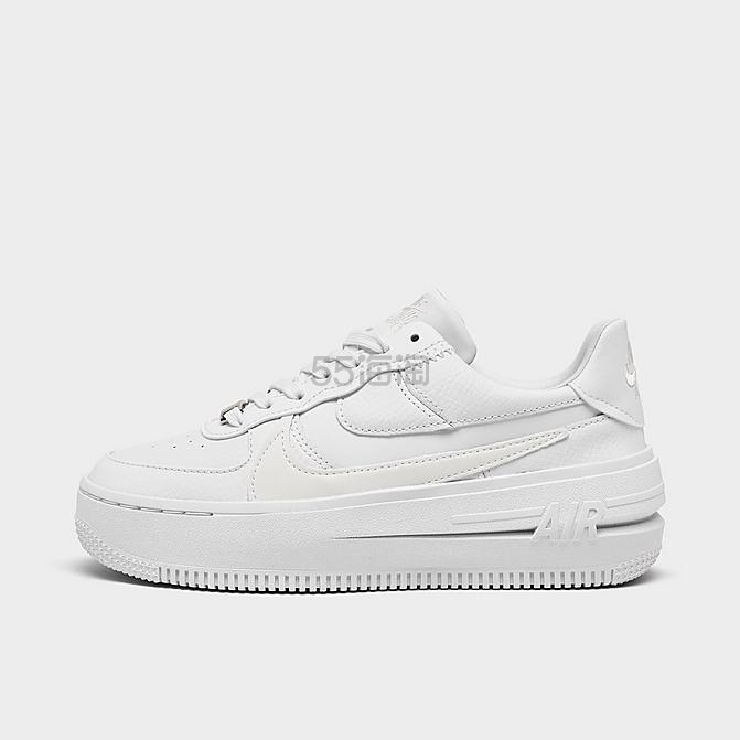 55海淘北美站:NIKE 耐克AIR FORCE 1 PLT.AF.ORM 厚底女士多色