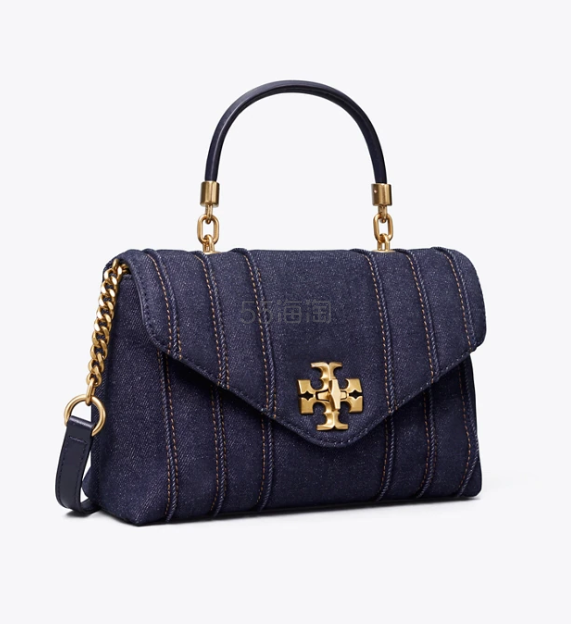 tory burch kira 绗缝牛仔斜挎包