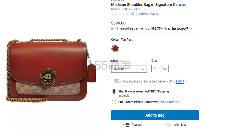 【热卖】Coach 蔻驰 Madison 山茶花链条包