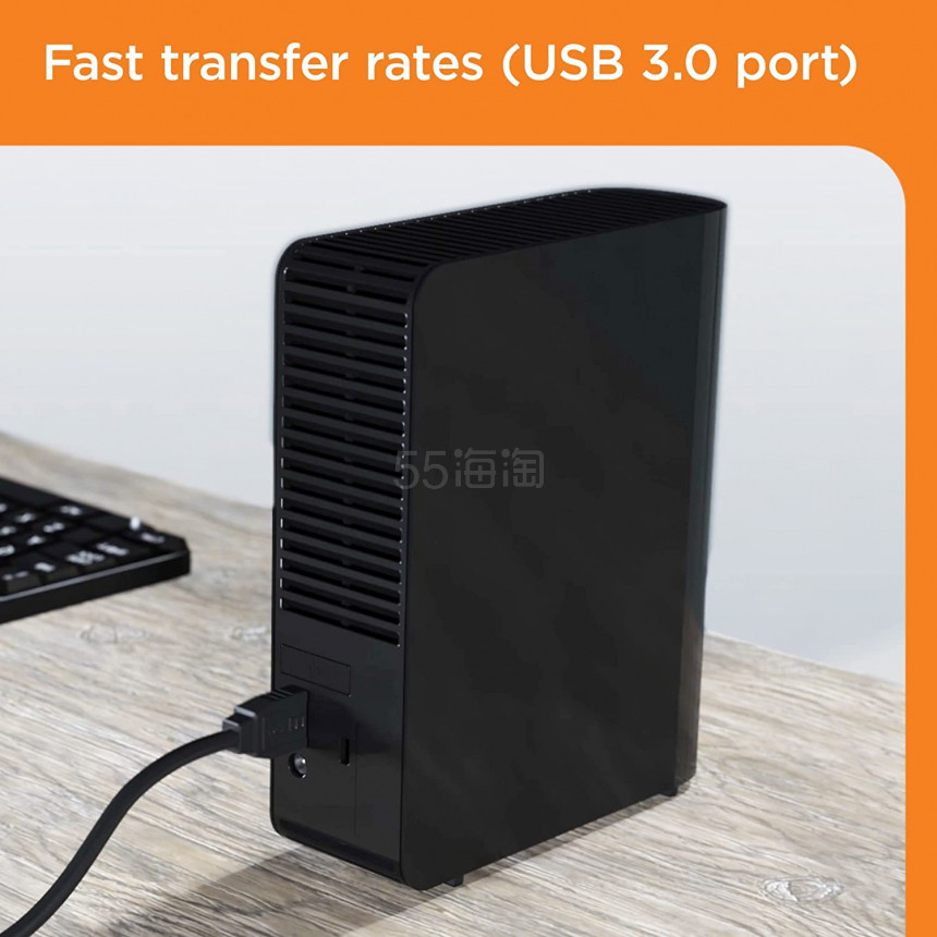 【含税直邮】Western Digital 西部数据 Elements 移动硬盘18TB