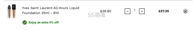 近期好价！YSL 恒久持妆无瑕粉底液 色号全