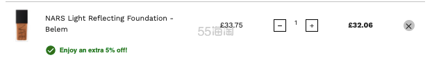 【限时解禁直邮+降价】Nars 流光美肌粉底液 色号全