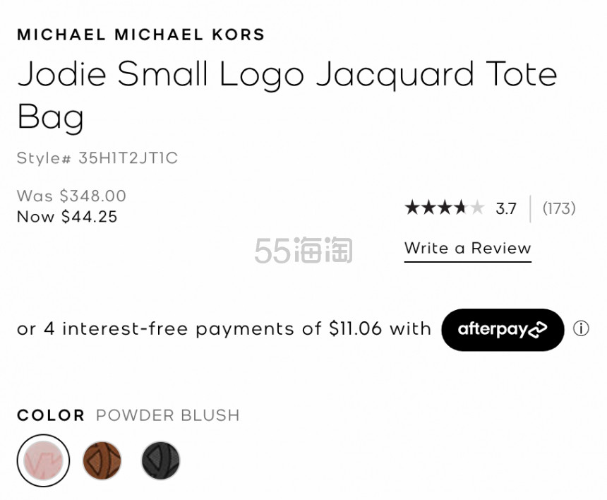 狗牙同款！Michael Kors Jodie 小号老花托特包 多色