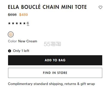 Tory Burch 汤丽柏琦 Ella 羊毛绒女士托特包
