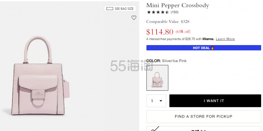 Coach 蔻驰 Mini Pepper 琴谱包