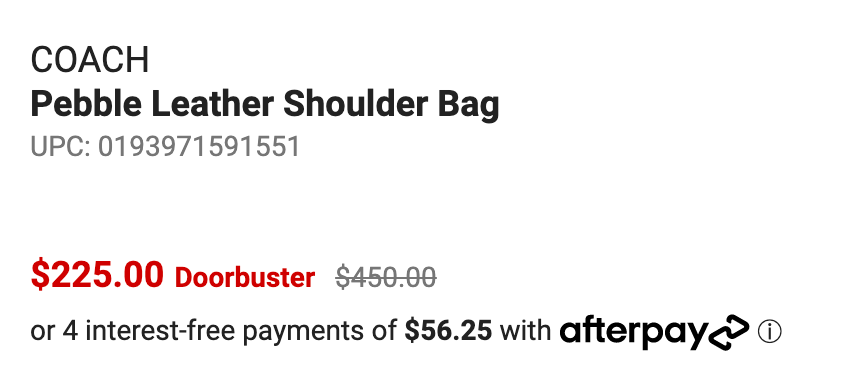 Coach 蔻驰 Tabby C 黑色老花包包