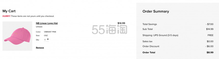 IU同款！New Balance 新百伦 Linear Logo帽子