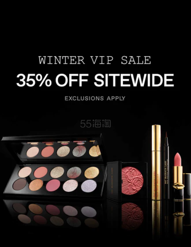Pat McGrath : 冬季大促 全场无门槛6.5折 满赠眼影