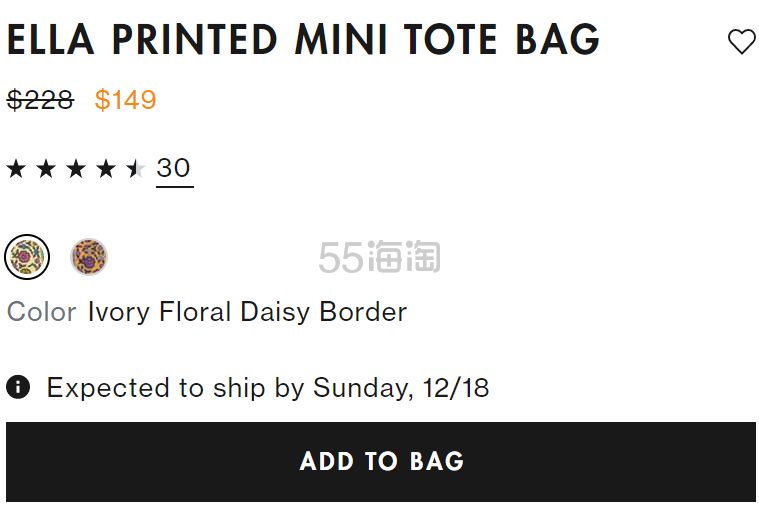 补货！Tory burch ELLA 迷你托特包