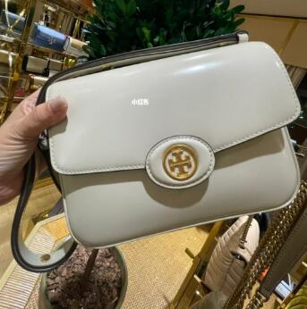 黑/白补货！Tory Burch 汤丽柏琦 Robinson Spazzolato 豆腐包