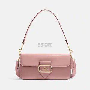 Coach Outlet:春夏必备!Coach 蔻驰 Morgan 新款法棍包 粉色